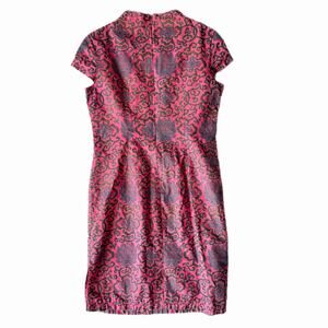 Yifei 2XL Pink Mandarin Style Dress